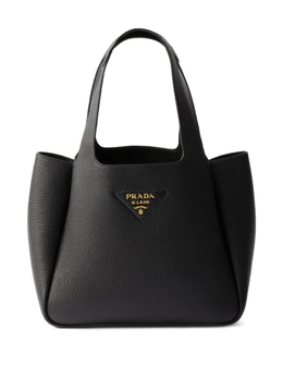 Маленькая кожаная сумка-тоут Prada, черный 1bg335vonm2dkv | черный