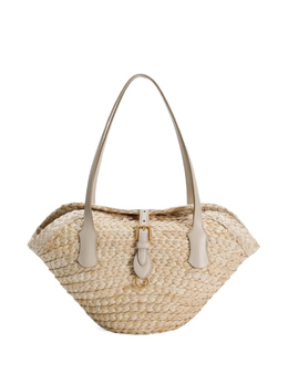 Dolce & Gabbana сумка-тоут из рафии, нейтральный bb7832an548 | нейтральные цвета