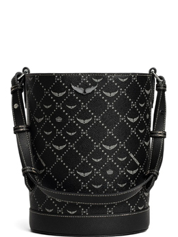 Сумка Zadig & Voltaire с логотипом, черный lwba04020 | черный