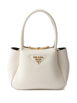 Мини-сумка-тоут из кожи Prada, белый 1ba362v7no2dkv | белый