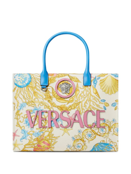 Сумка-тоут Versace Underwater с узором Barocco, белый 10047411a15308 | белый