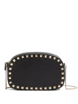 МИНИ-СУМКА ROCKSTUD CROSSBODY ОТ Valentino Garavani ИЗ ЗЕРНИСТОЙ ТЕЛЯЧЬЕЙ КОЖИ, черный wp0ar4vsh | черный