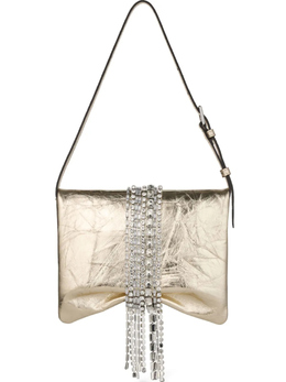 Сумка через плечо Jimmy Choo Zandra, золотой zandrashoulderbyn | золотистый
