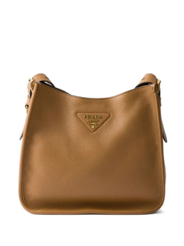 Сумка Prada из натуральной кожи среднего размера, коричневый 1bc073v7no2dkv | коричневый