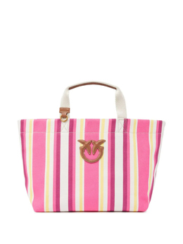 Pinko сумка-тоут в полоску, розовый 104753a2g5 | розовый