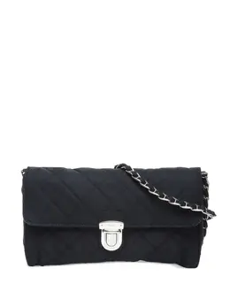 Prada 2000-2015 diamond-quilting shoulder bag 30088993