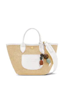 Longchamp Le Pilage woven straw tote bag 30212891
