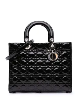 Christian Dior 2011 Large Patent Cannage Lady Dior satchel 30697275