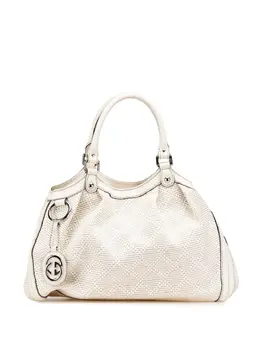 Gucci 2000-2015 Medium Diamante Raffia Sukey tote bag 30690928