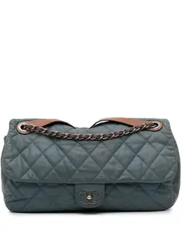 Chanel 2011 Jumbo Iridescent Calfskin In The Mix Flap satchel 30700097