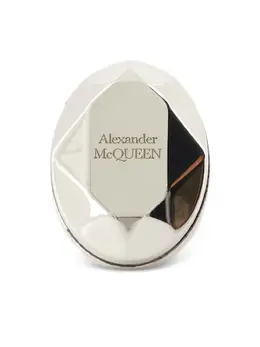 Alexander McQueen The Faceted Stone ring 20229817