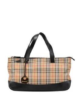 Burberry 20th Century Haymarket Check Canvas tote bag 30686865