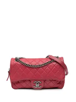 Chanel 2012-2013 Small Quilted Iridescent Calfskin Shiva Flap crossbody bag 30702330