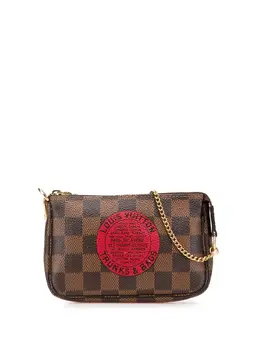 Louis Vuitton 2009 Damier Ebene Trunks and Bags Mini Pochette Accessoires handbag 30688726