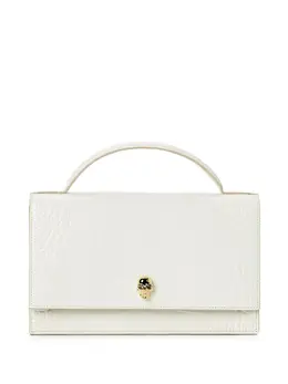 Сумка на плечо Skull среднего размера Alexander McQueen, нейтральный 21344432 | нейтральные цвета