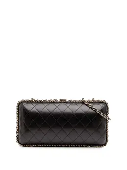 Chanel 2012 Quilted Lambskin Chain Around Clutch crossbody bag 30692087