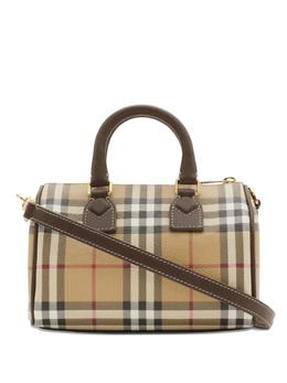 Сумка-тоут Burberry в клетку, нейтральный 8109791 | нейтральные цвета