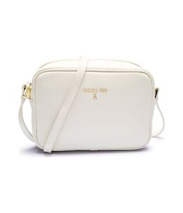Кожаная сумка через плечо Patrizia Pepe, экрю pk252w00000727300os | ekru