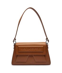 Кожаная сумка через плечо ikon/k Karl Lagerfeld, коричневый kl251w000056c5700os | ruda