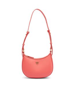 Кожаная сумка через плечо полумесяц, малышка Pinko, розовый pi251w000031c6500os | rožinė