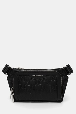 Кожаная сумка K/LOOM Karl Lagerfeld, черный ppya-tom01a_99x