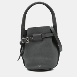 Celine Grey Nano Leather Big Bucket Bag 1160529