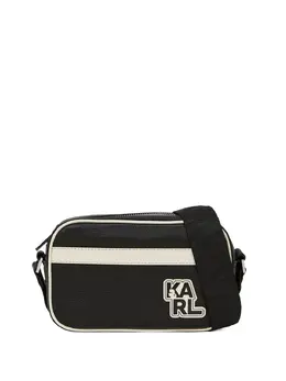 Karl Lagerfeld K/athleisure contrasting-panel messenger bag 27326660