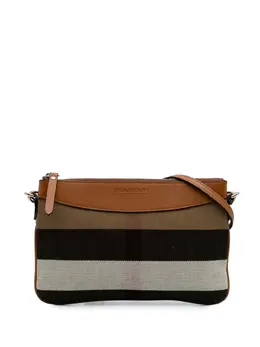 Burberry 2000-2017 Mega Check Canvas Peyton crossbody bag 30713176