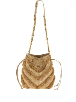 Pinko fringe-detailing bucket bag 30642216