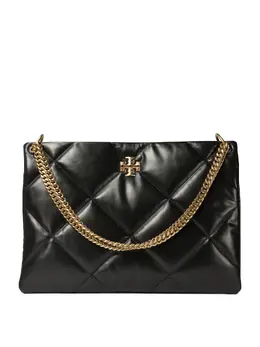 Tory Burch-Kira Diamond Quilt Hobo Borse A Spalla E Tracolla Nero-Donna 51971728146772