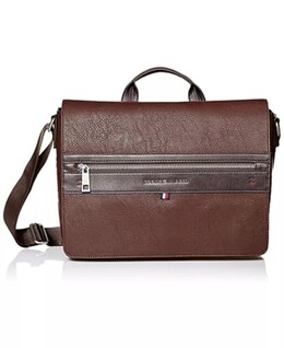 Мужская сумка-мессенджер Leo из искусственной кожи Pebble Tommy Hilfiger, коричневый 6422395 | brown