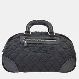 Chanel Black Nylon and Calfskin Paris-New York Duffle Bag 1161962