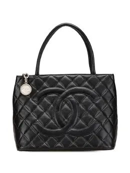 Chanel 2000-2002 Caviar Medallion tote bag 30725211
