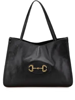 Gucci 2000-2015 Medium Leather Horsebit 1955 tote bag 30741691