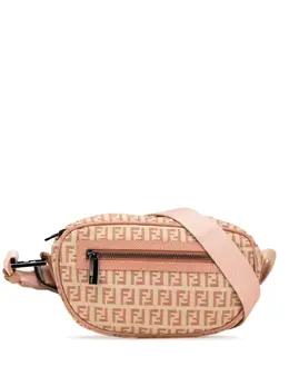 Fendi 2000-2010 Zucchino Canvas crossbody bag 30726331