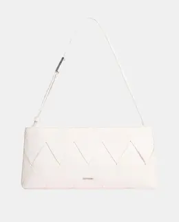 Плетеная сумка через плечо Calvin Klein, белый a53989396 | blanco