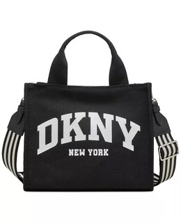 Большая сумка-тоут с логотипом Hadlee DKNY, черный 19668688 | black/silver