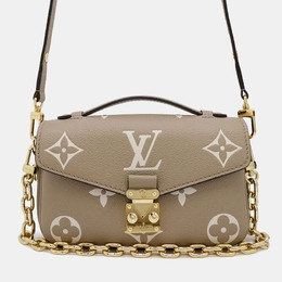 Louis Vuitton Tourterelle Monogram Empreinte Leather Pochette Metis East West Crossbody Bag 1161141