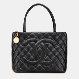 Chanel Black Caviar Medallion Tote 1162013