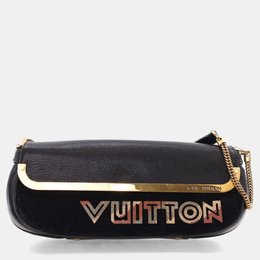 Louis Vuitton Black Suede Avant Garde Shoulder Bag 1161643