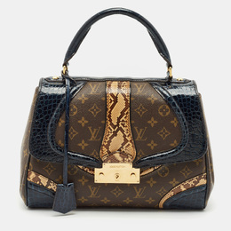 Louis Vuitton Blue Marine Monogram Alligator and Python Monogramissime Bag 1161487