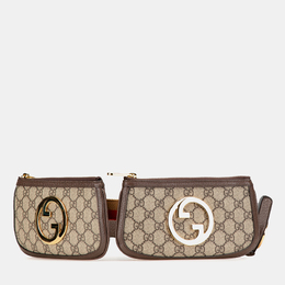 Gucci Brown Mini GG Supreme Blondie Belt Bag 1161360