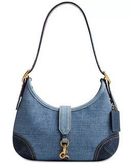 Сумка-хобо Originals Denim Hamptons Coach, синий 19344726 | b4/blue