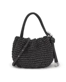 Многопозиционная сумка Dayisy из рафии Tous, черный mp_0086322_2002286143 | negro