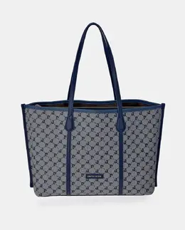 Холщовая сумка-шоппер Pierre Cardin с двумя ручками, темно-синий a54876240 | azul marino