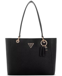 Сумка-тоут Noelle Medium с двумя отделениями и застежкой-молнией сверху Guess, черный 15476697 | black