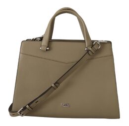 Очаровательная кожаная сумка-тоут цвета зеленого шалфея Karl Lagerfeld 0011992615 | green