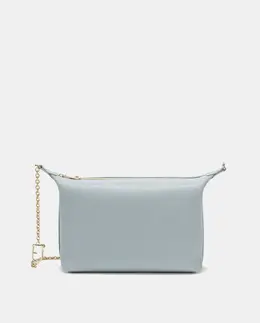 Мини-сумка через плечо с ремешком и карабином только с одной стороны Furla, светло-голубой a54690604 | azul claro