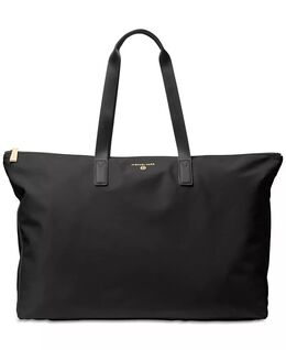 Сумка-тоут Jet Set Travel из нейлона Michael Kors, черный 11946413 | black/gold