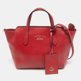Gucci Red Leather Mini Swing Tote 1162753